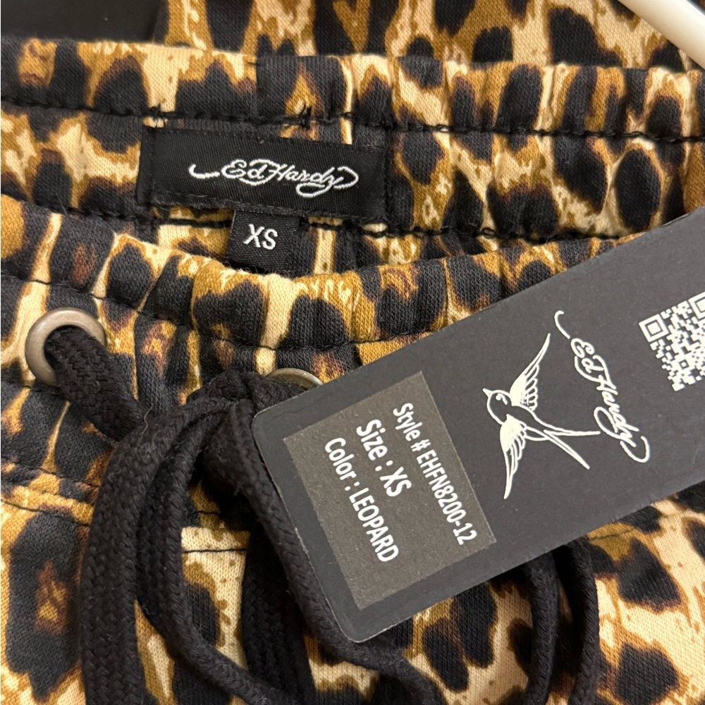 Ed Hardy - Leopard Love Print Joggers ❤️ - Picture 3 of 3